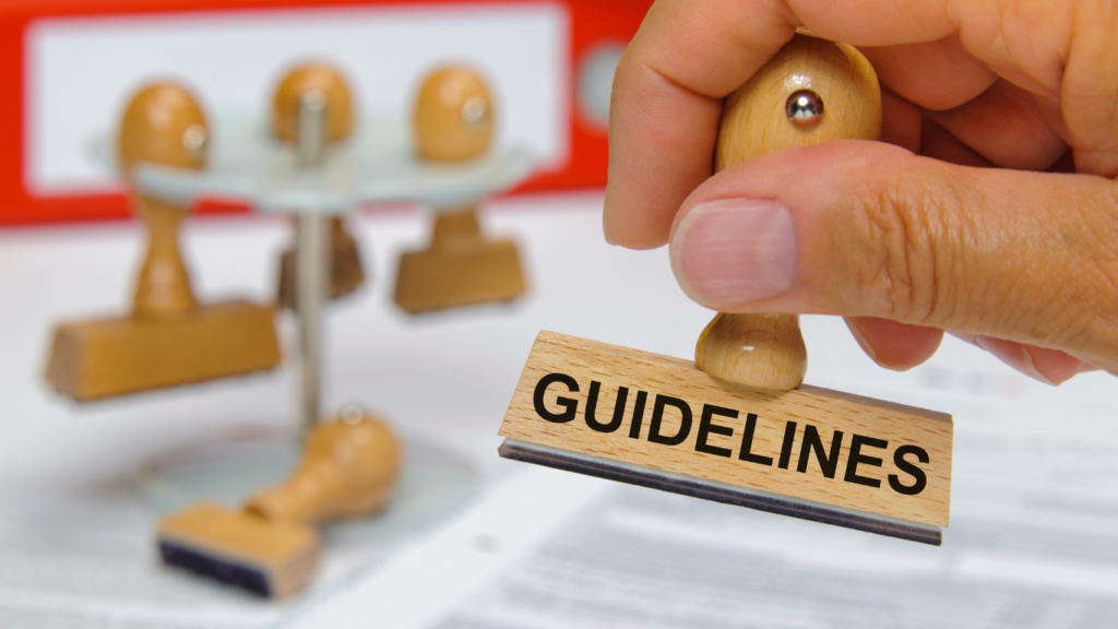 Enforcement of Guidelines