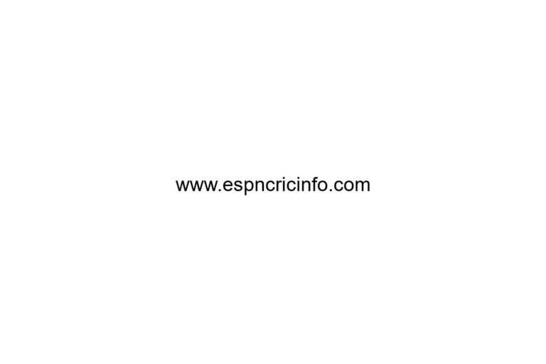 www espncricinfo com