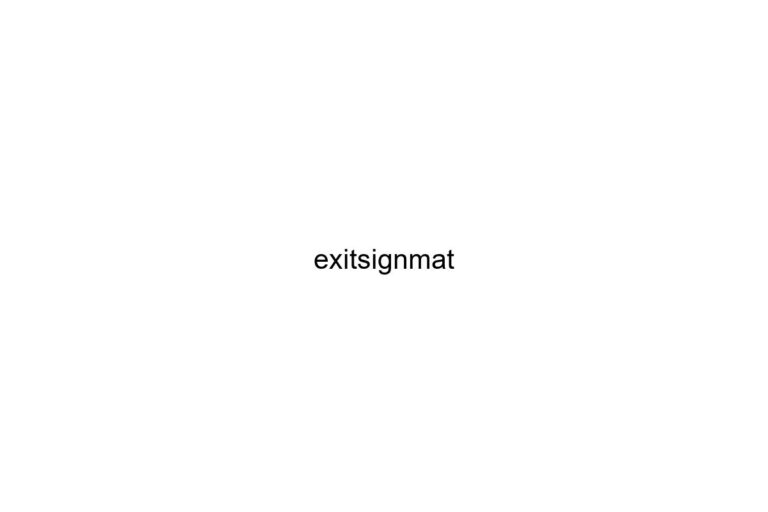 exitsignmat