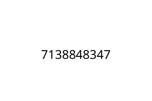 7138848347