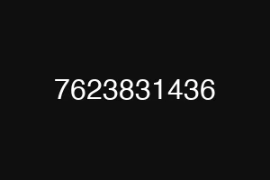 7623831436