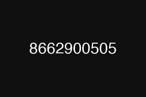 8662900505