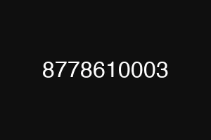 8778610003
