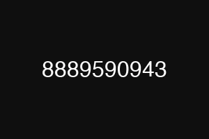 8889590943